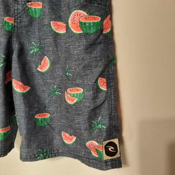 Rip Curl Junior's Watermelon Print Swim Shorts - Picture 2 of 4